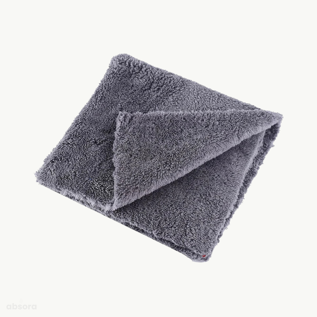 Absora Plush Microfiber Towel – Soft, Strong & Reusable for Everyday Cleaning