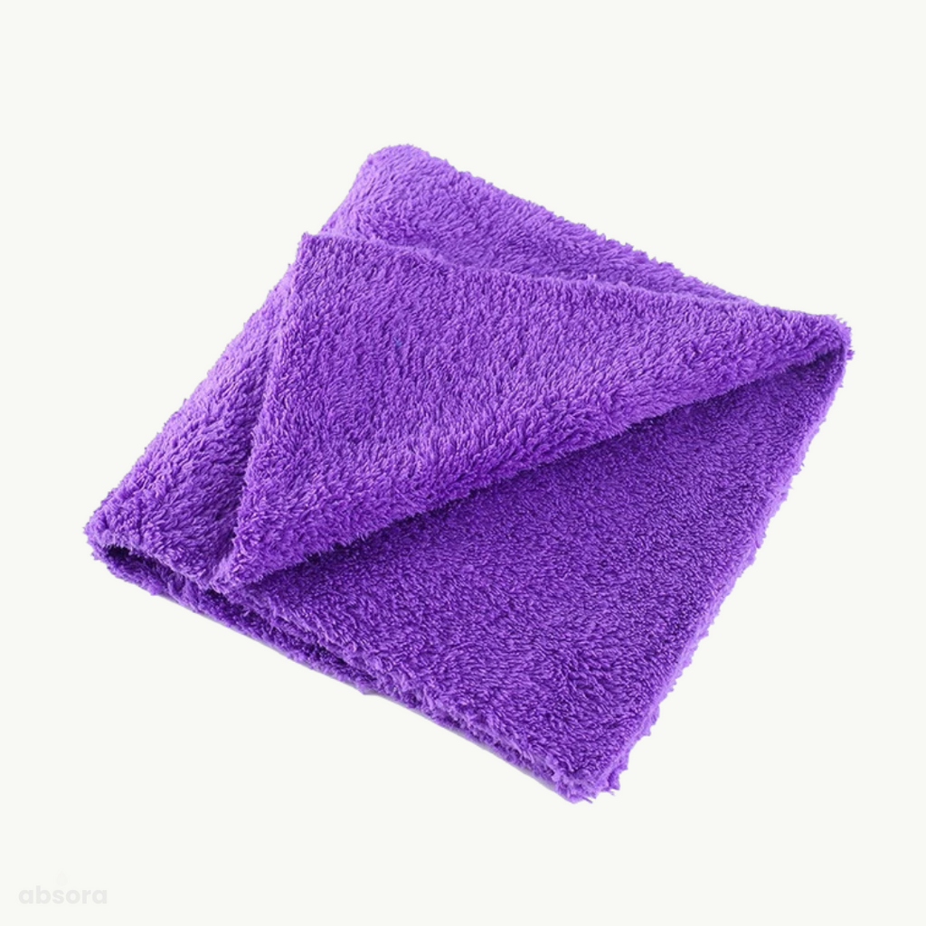 Absora Plush Microfiber Towel – Soft, Strong & Reusable for Everyday Cleaning