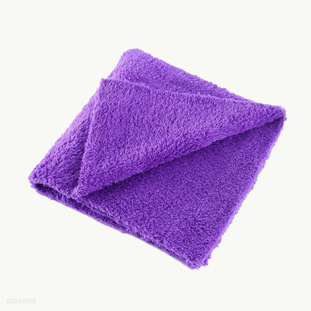 Absora Plush Microfiber Towel – Soft, Strong & Reusable for Everyday Cleaning