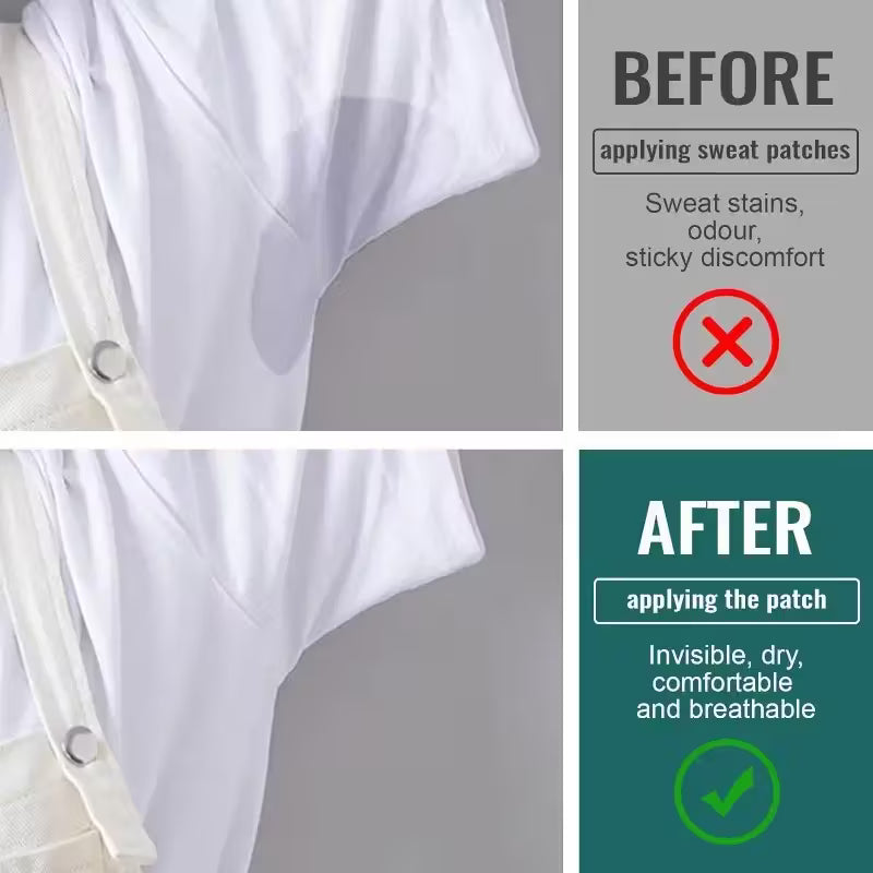 Absora Underarm Sweat Pads – Disposable Clothing Shields